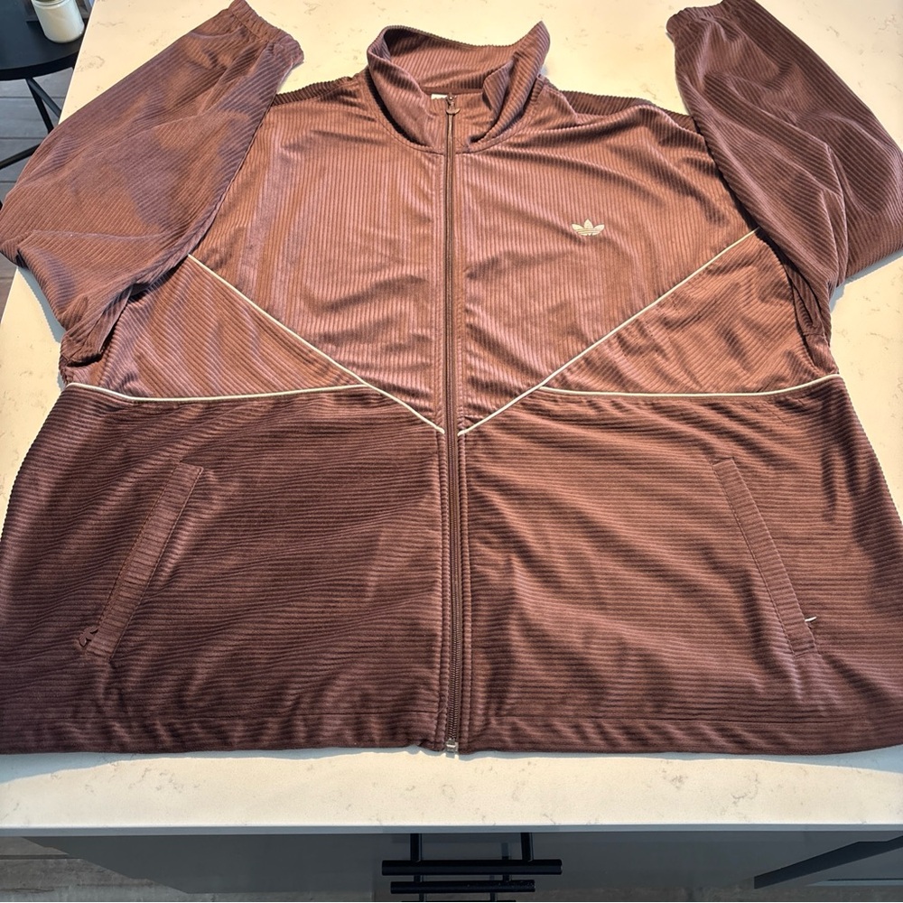 adidas Originals Men's Adicolor Seasonal Corduroy  Tracksuit Jacket Mens 2xl